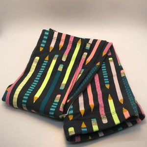 NWOT Cat & Jack neon  leggings 6-6X